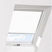 Dachfensterrollo Weiß 66x118