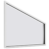 Schrägfenster Festverglasung Modell 5